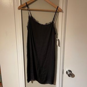 WITH TAGS. Sexy Black Slip Dress